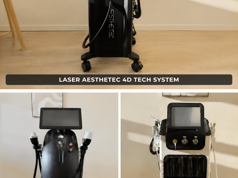 Lot de 3 appareils Aesthetec (laser, cryolipolyse, hydralift)