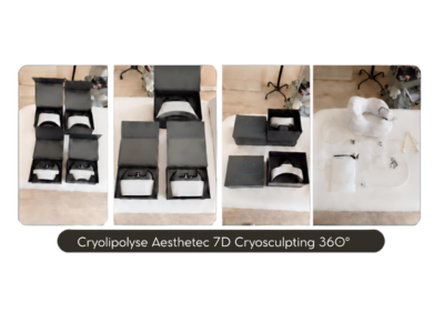 Lot de 3 appareils Aesthetec (laser, cryolipolyse, hydralift)